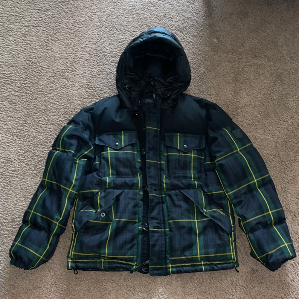 Plaid Hooded Jacket for Men